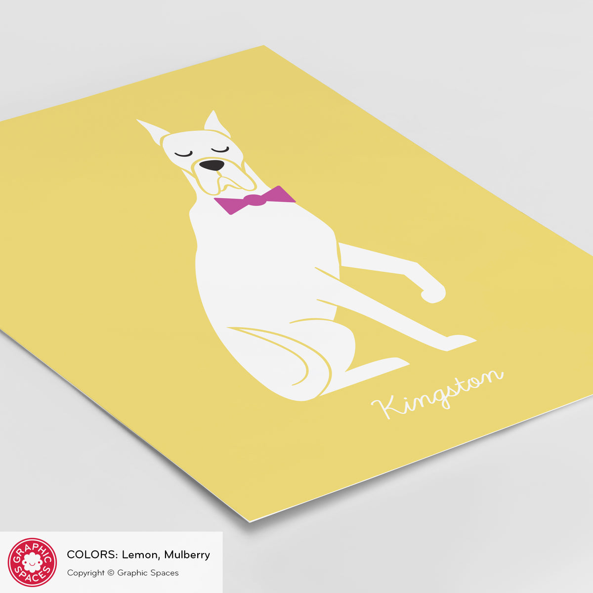 Great Dane Dog Art Print