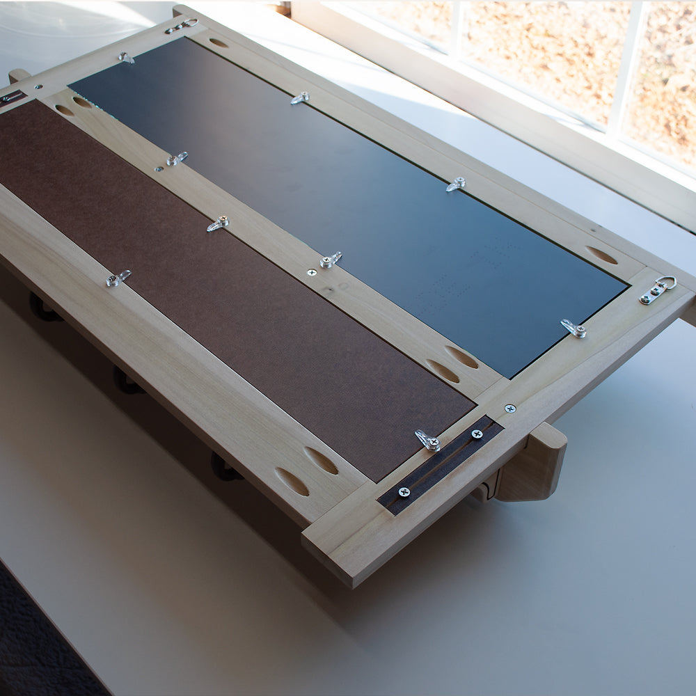 Wall Mirror Shelf &amp; Coat Rack: UNFINISHED