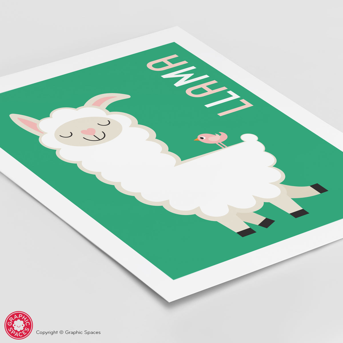 Llama Art Print