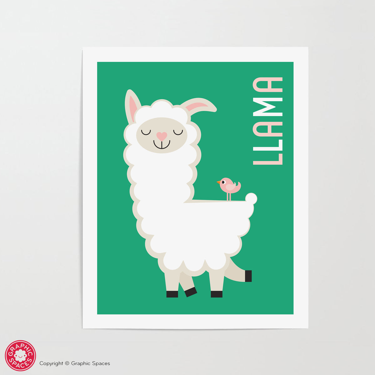Llama Art Print