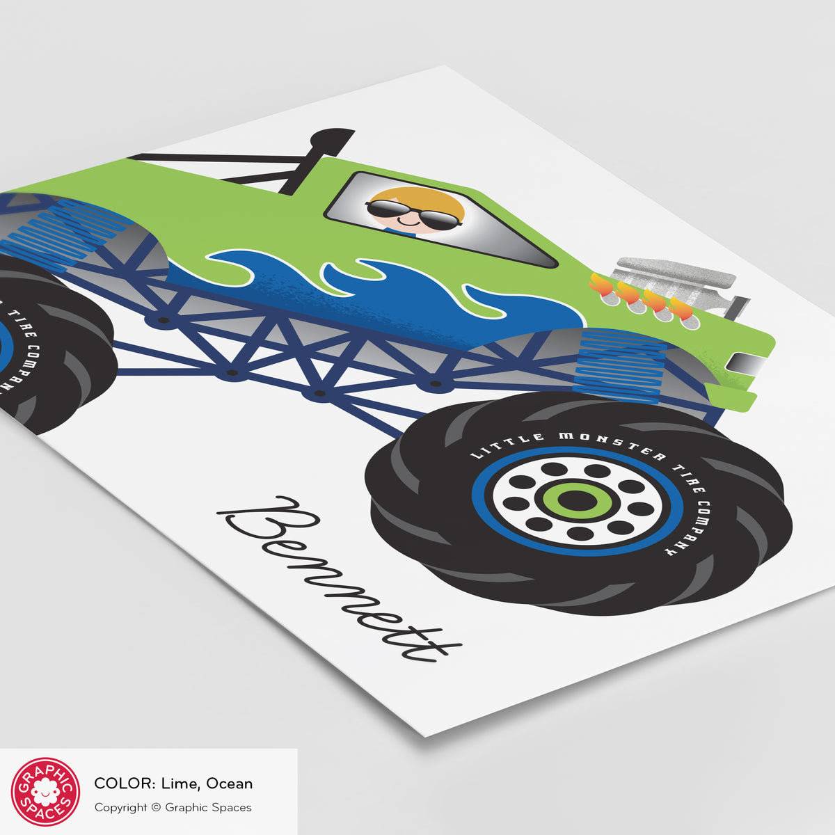 Monster Truck Art Print