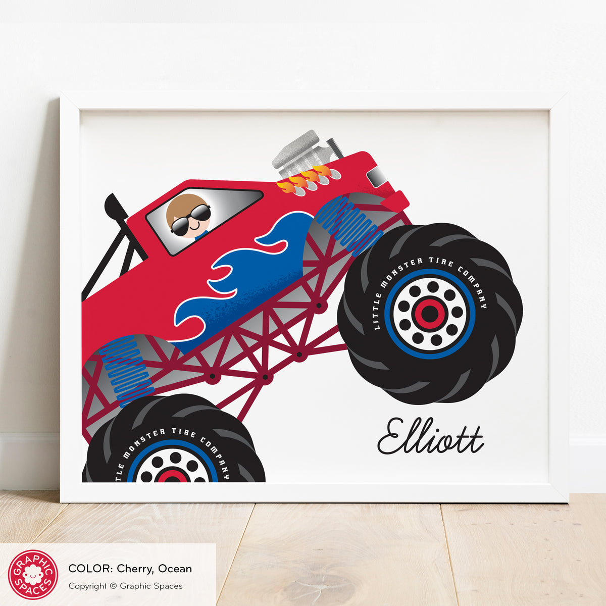 Monster Truck Art Print