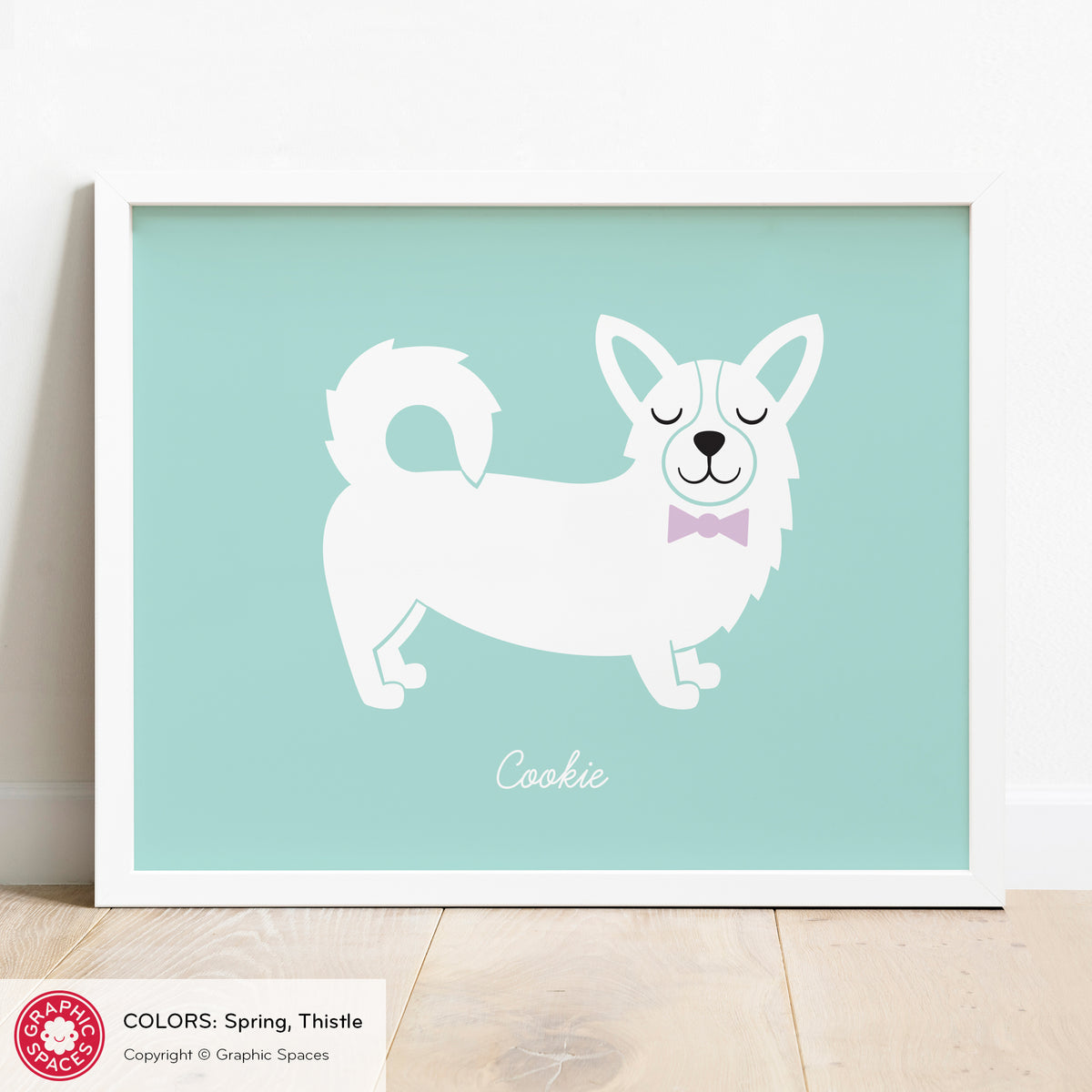 Pembroke Welsh Corgi Dog Art Print