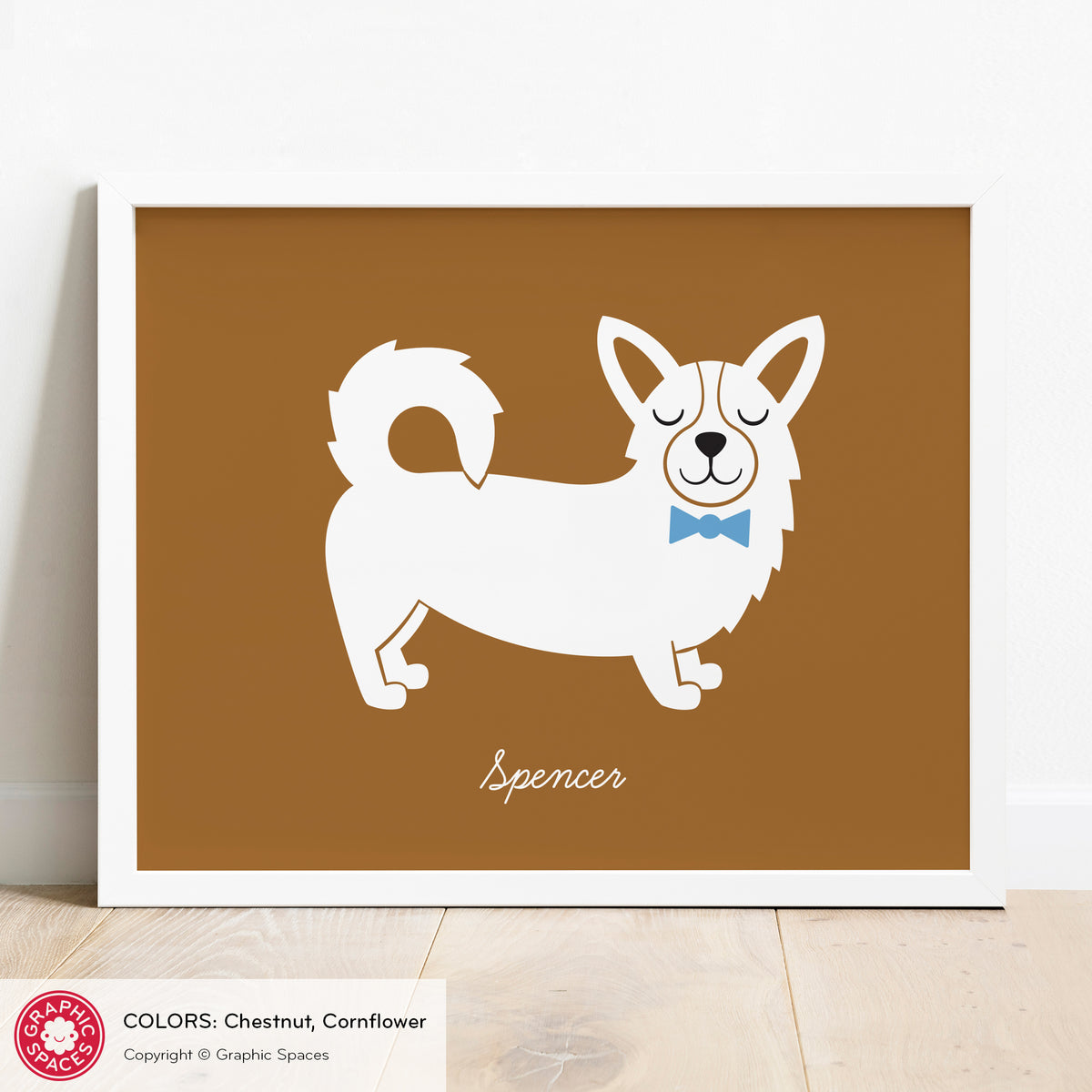 Pembroke Welsh Corgi Dog Art Print