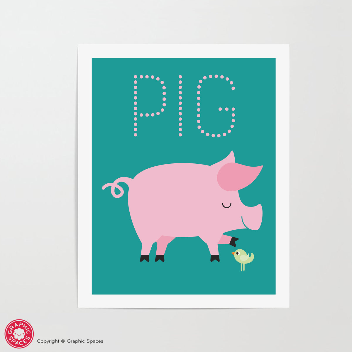 Pig Art Print