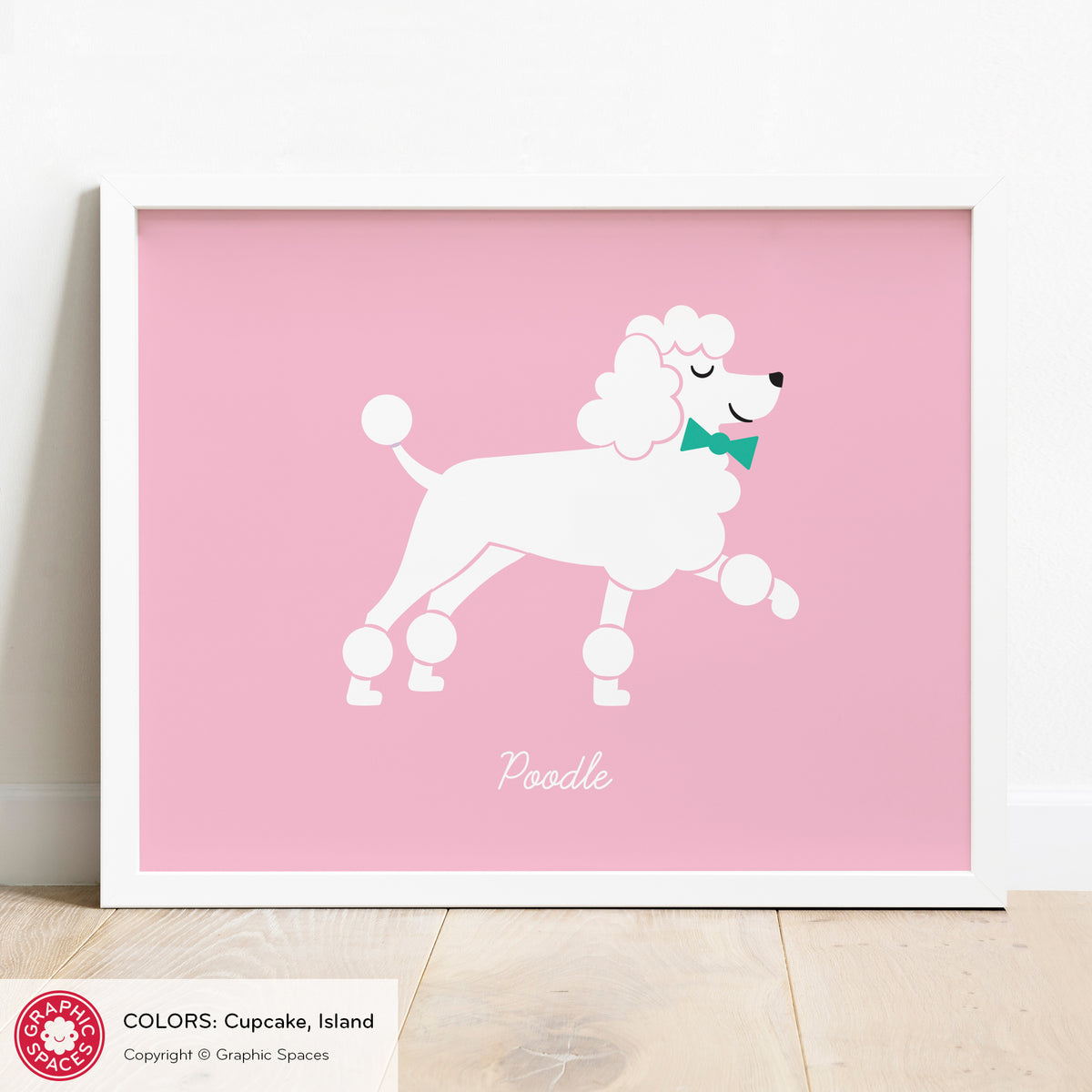 Poodle Dog Art Print
