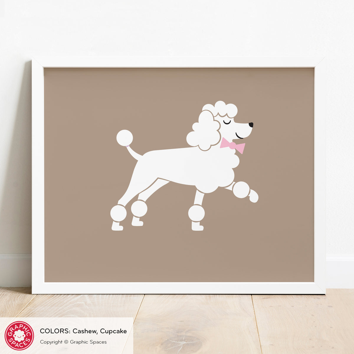 Poodle Dog Art Print