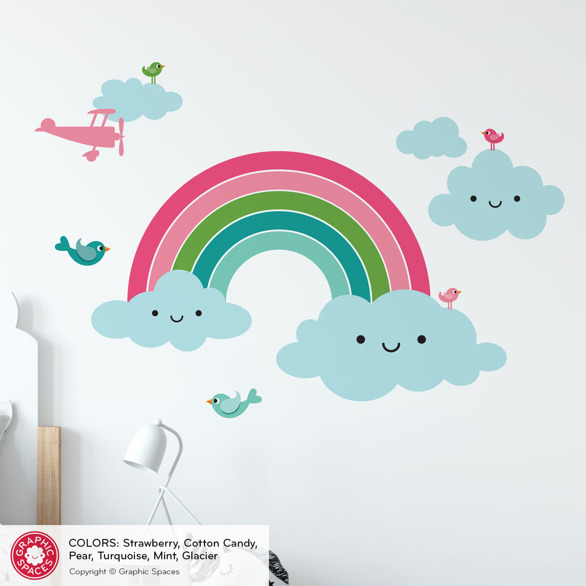 Wall Decal - Happy Rainbow