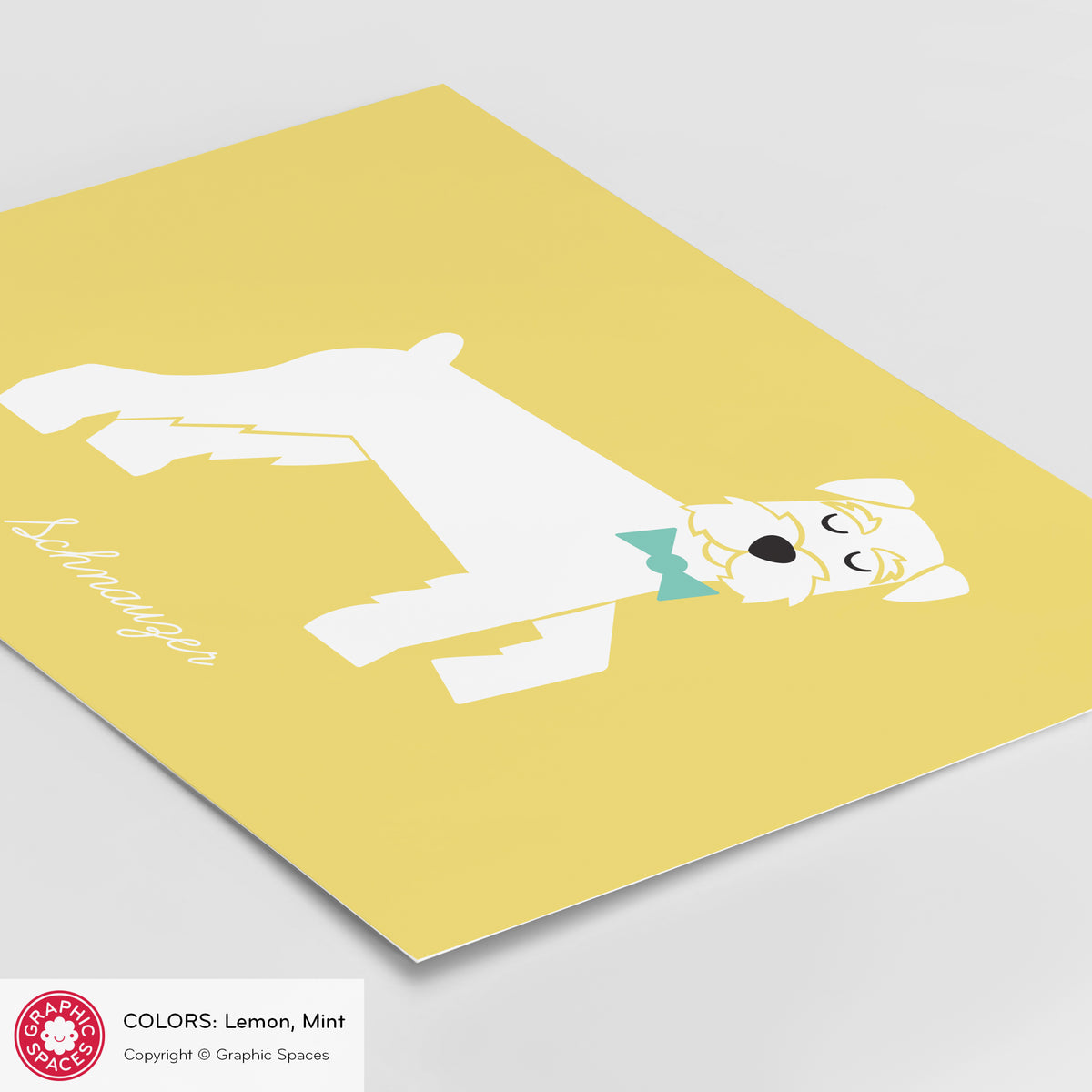 Schnauzer Dog Art Print