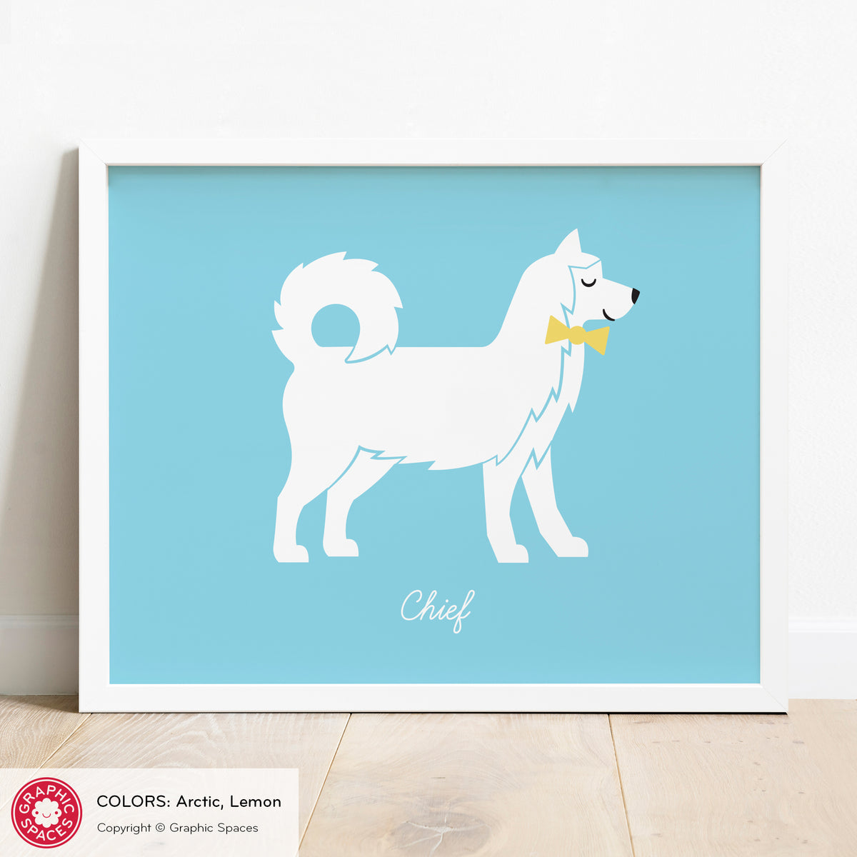 Siberian Husky Dog Art Print