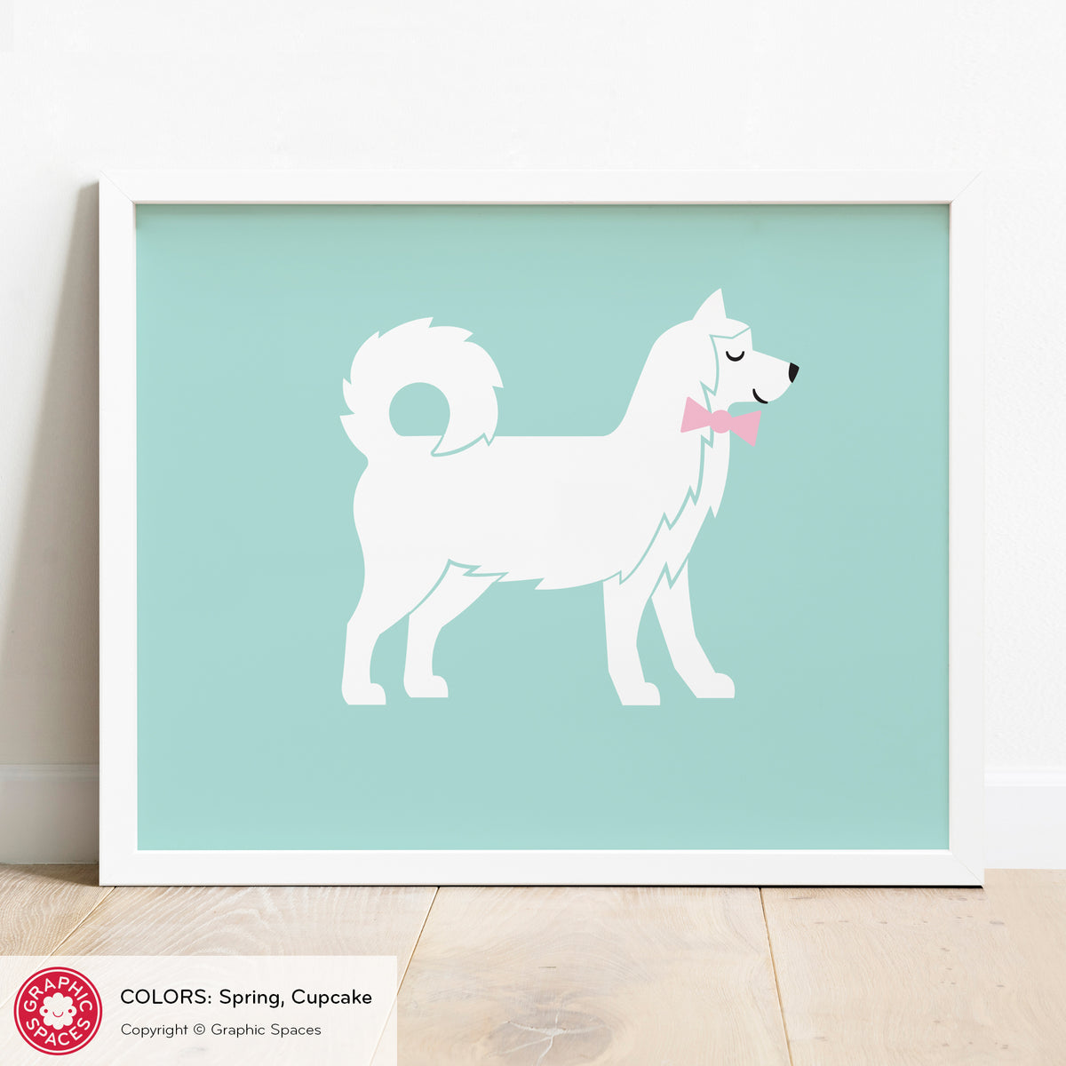 Siberian Husky Dog Art Print