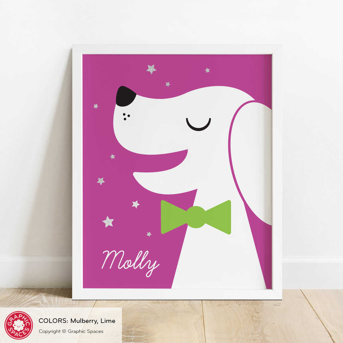 Happy Puppy Dog Art Print