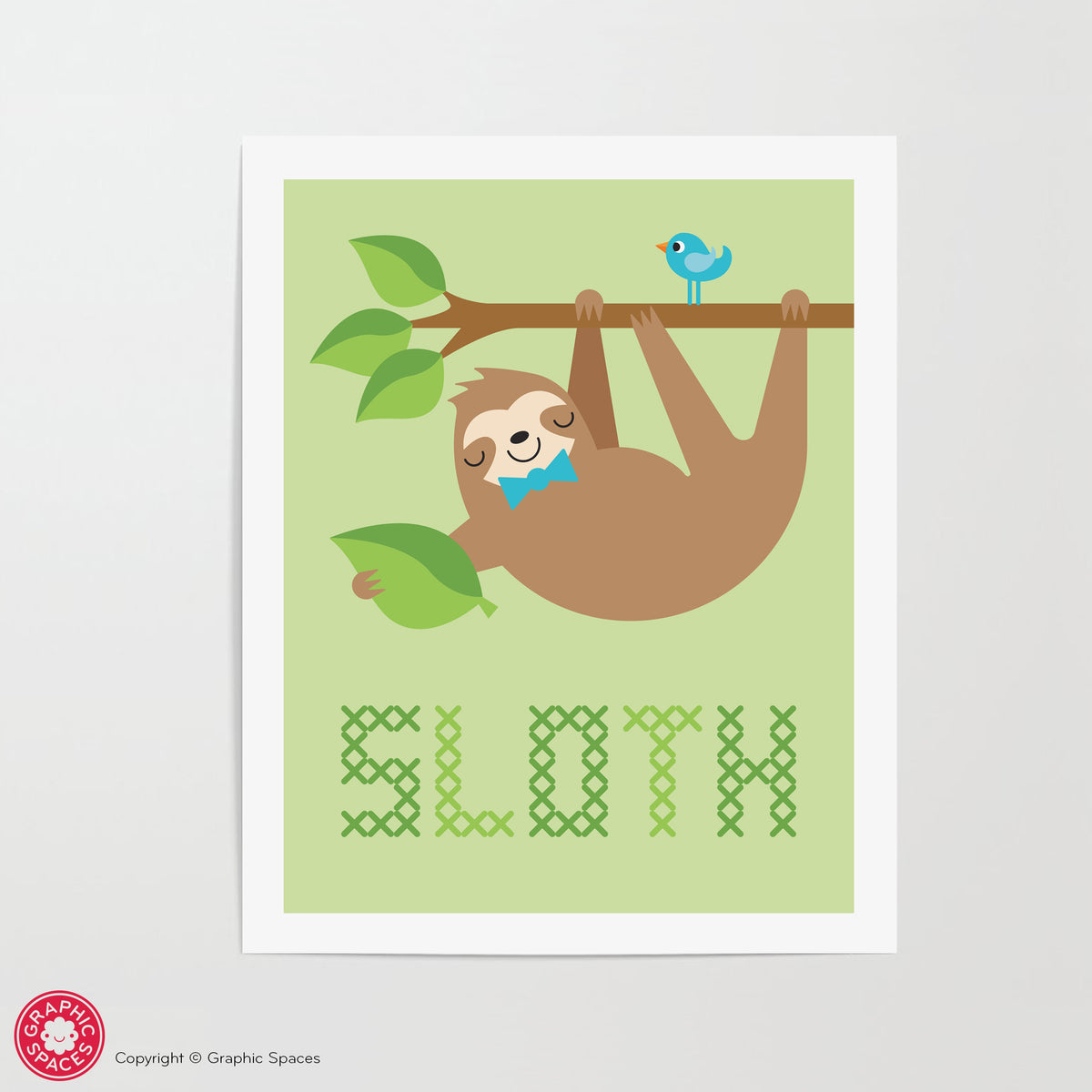 Sloth Art Print