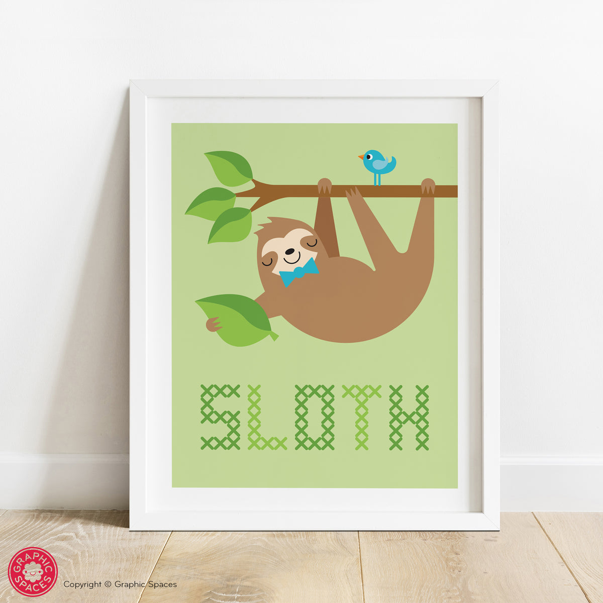 Sloth Art Print