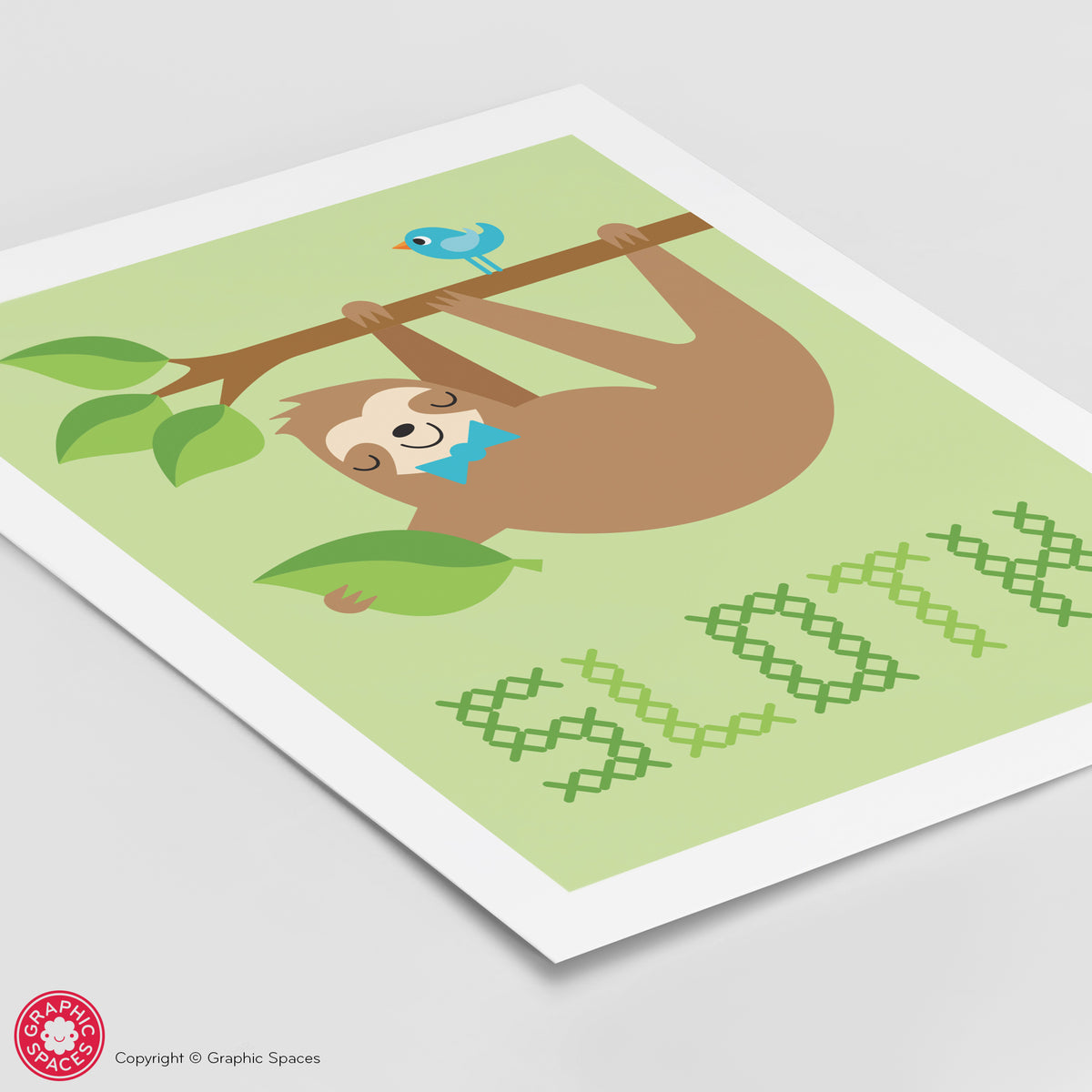 Sloth Art Print