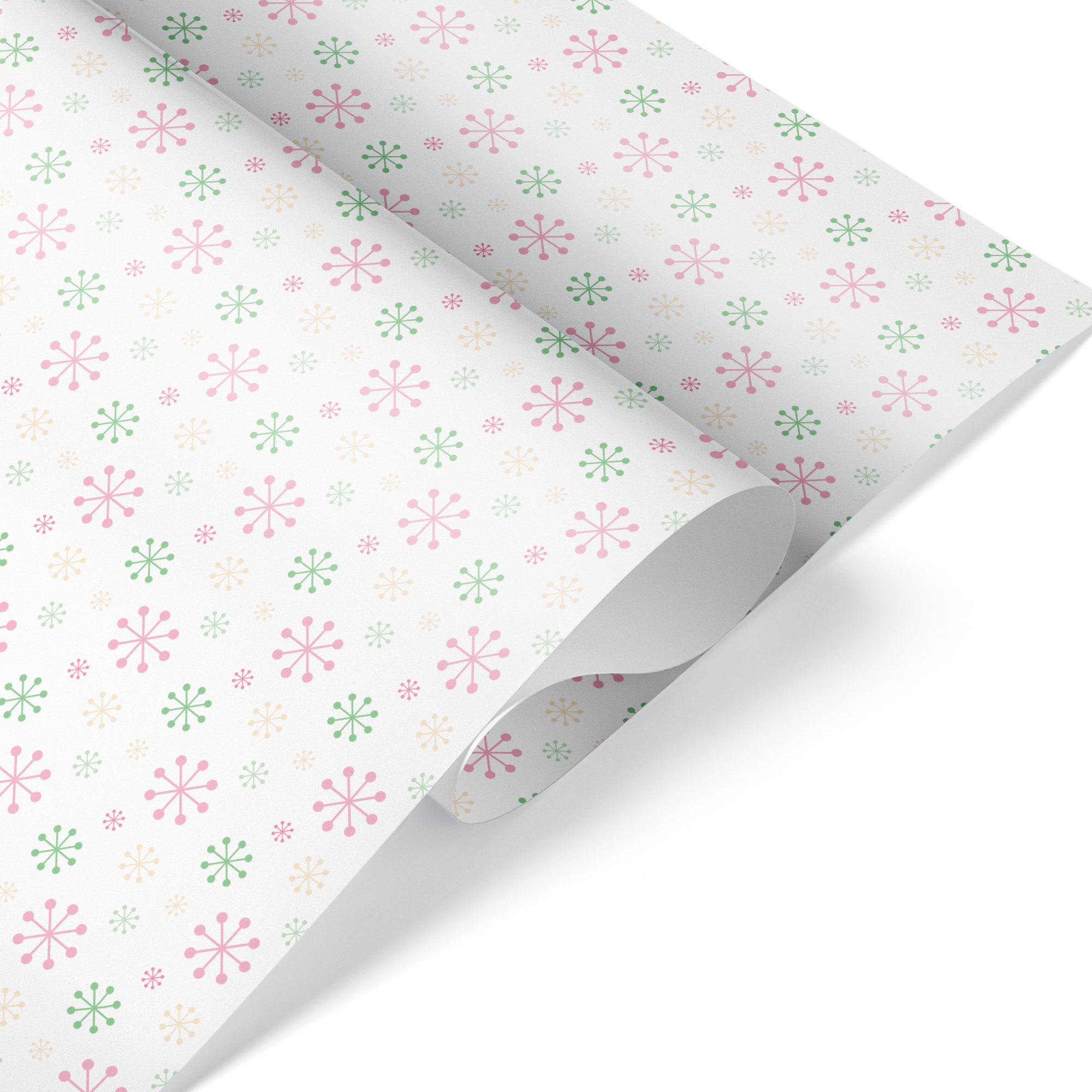 Set of 3 Assorted Pastel Christmas Wrapping Papers, Variety Pack Pink -  Graphic Spaces