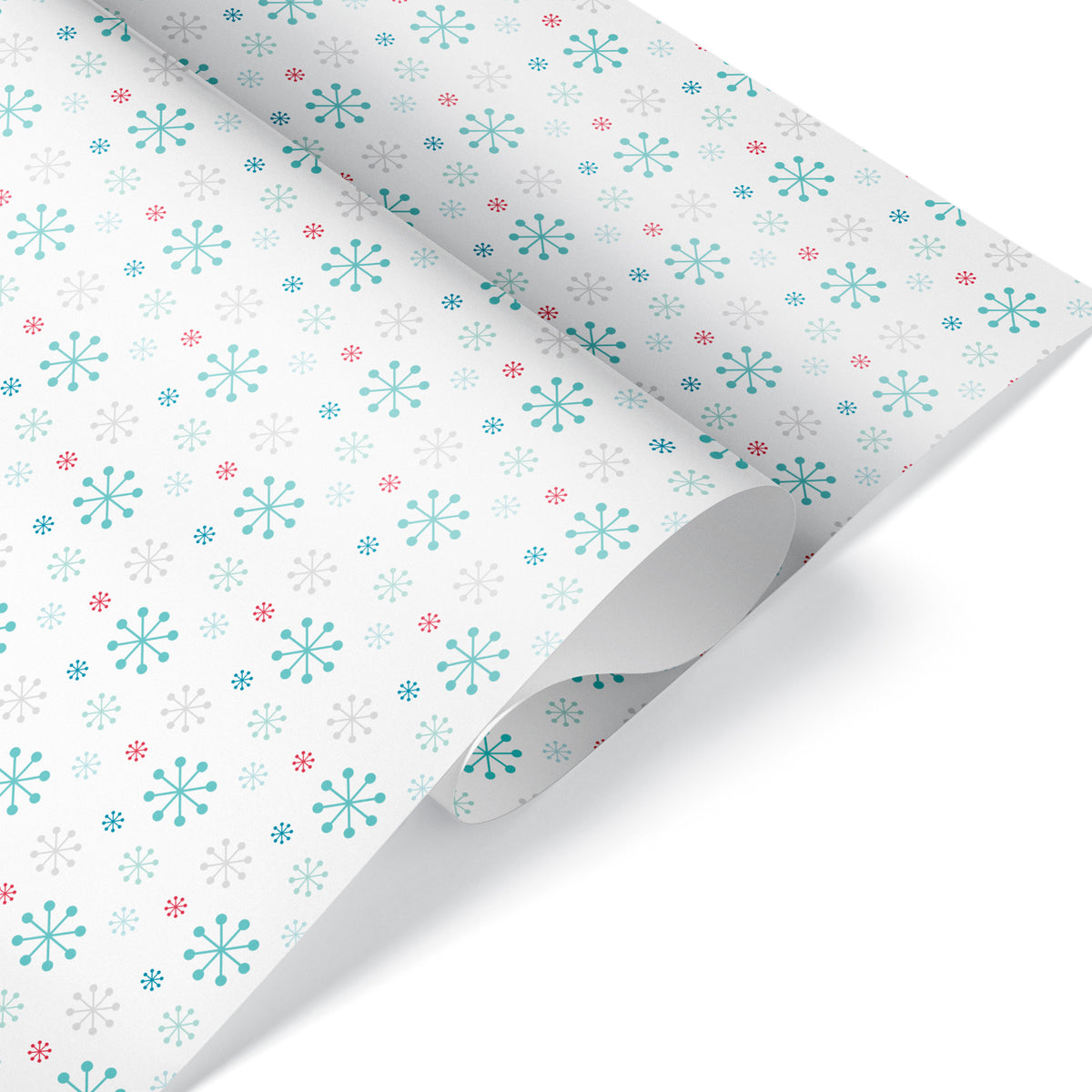 Set of 3 Assorted Christmas Wrapping Papers - BLUE
