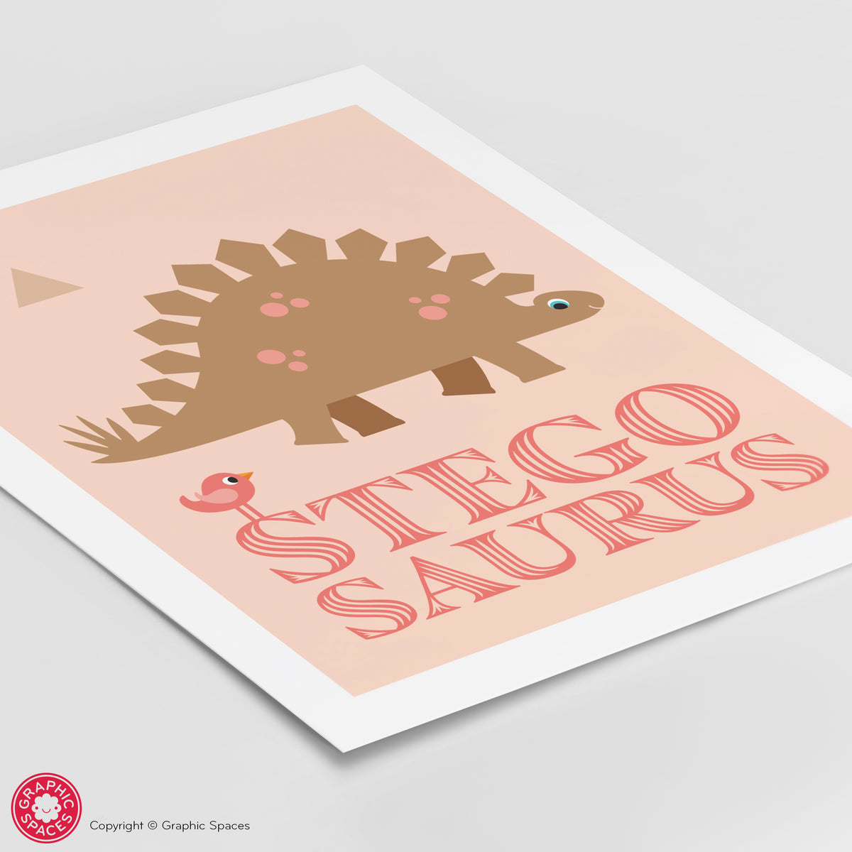 Stegosaurus Art Print