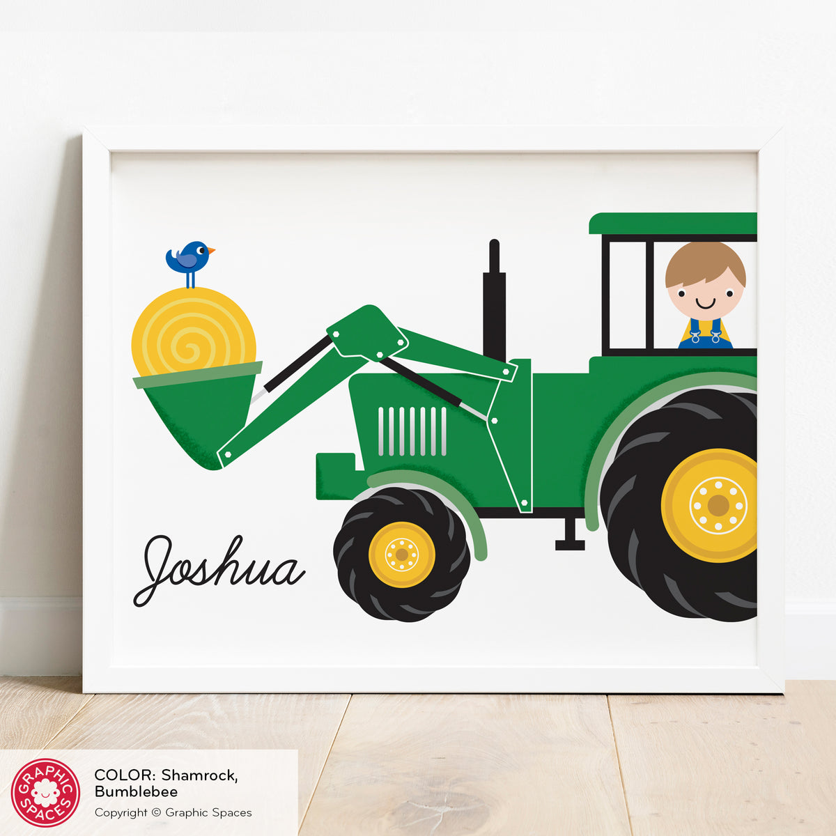 Tractor Art Print