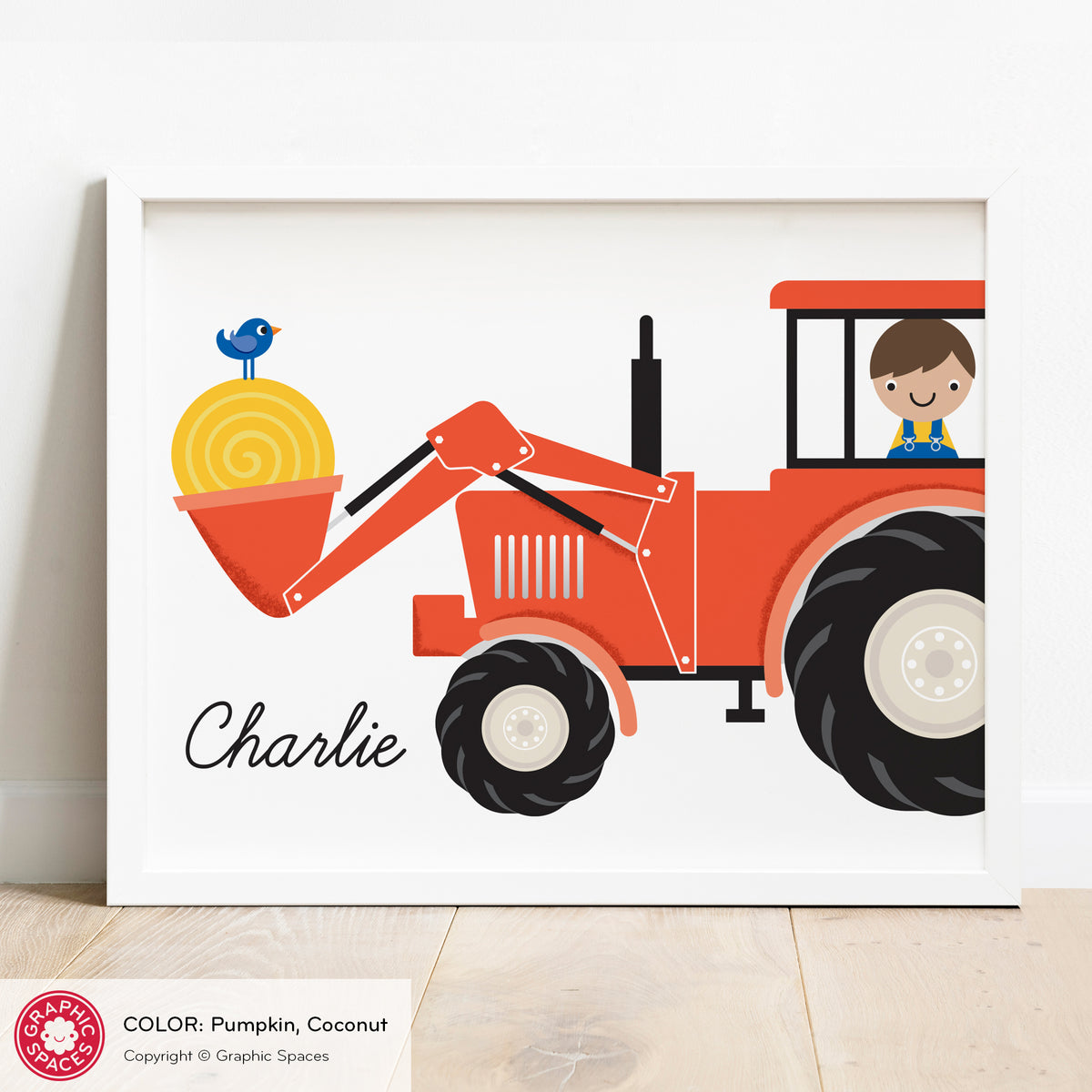 Tractor Art Print