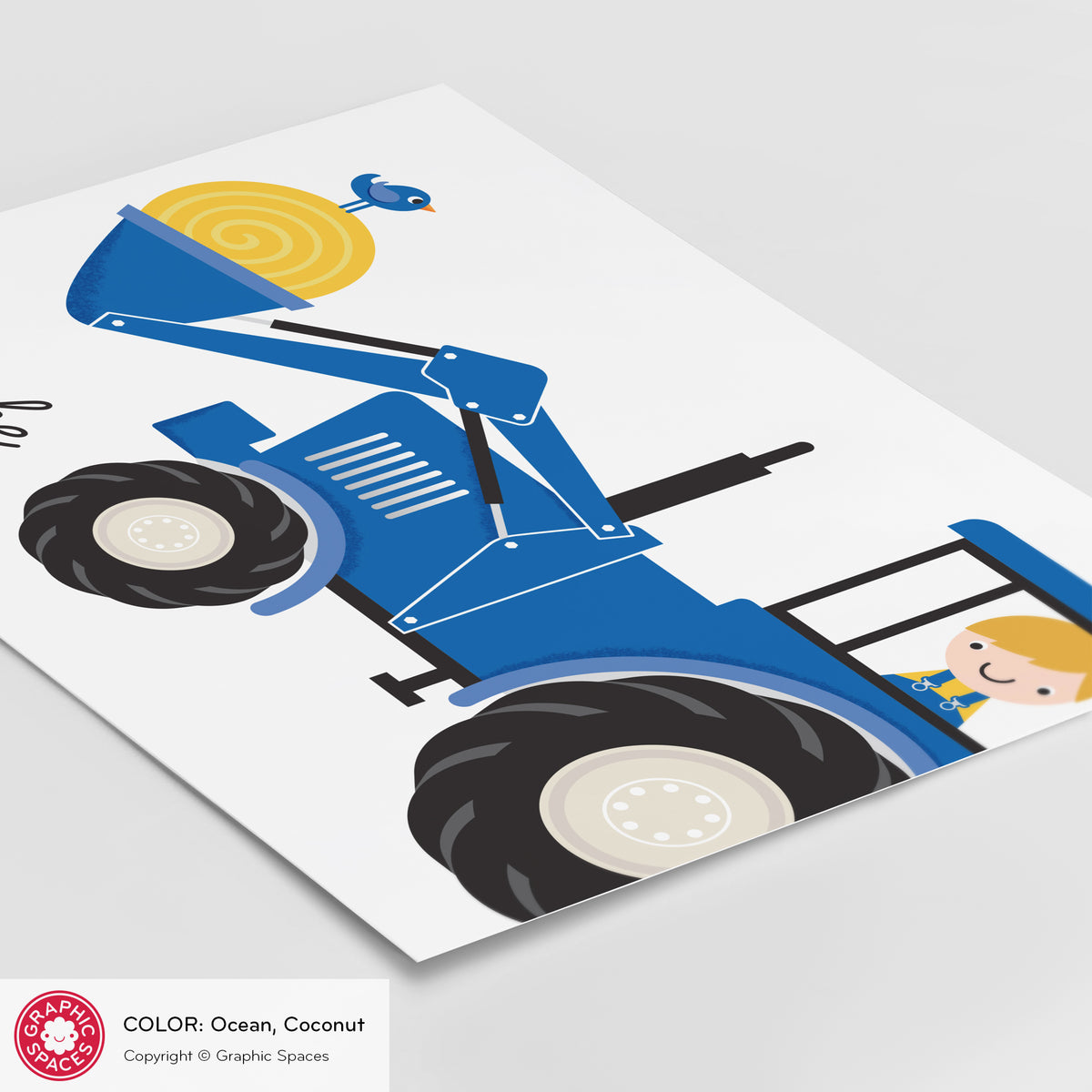 Tractor Art Print