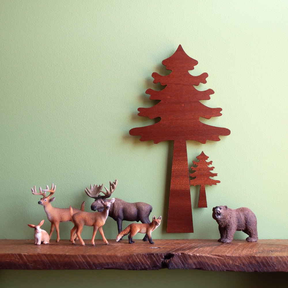 Wall Art - Woodland Pine Tree (Wood)