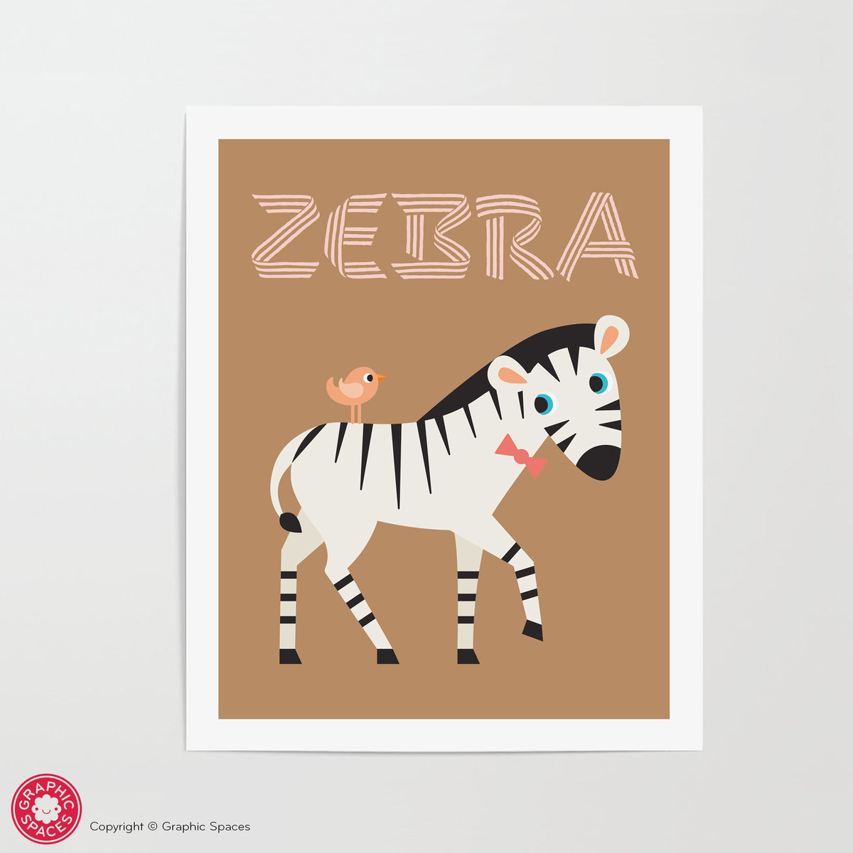 Zebra Art Print