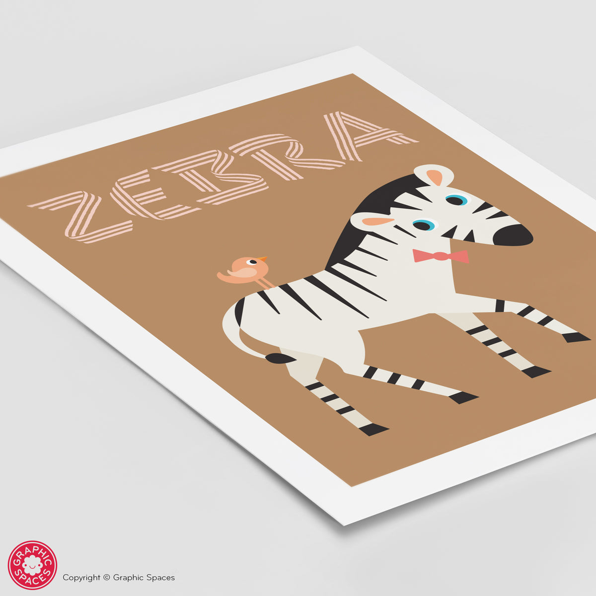 Zebra Art Print