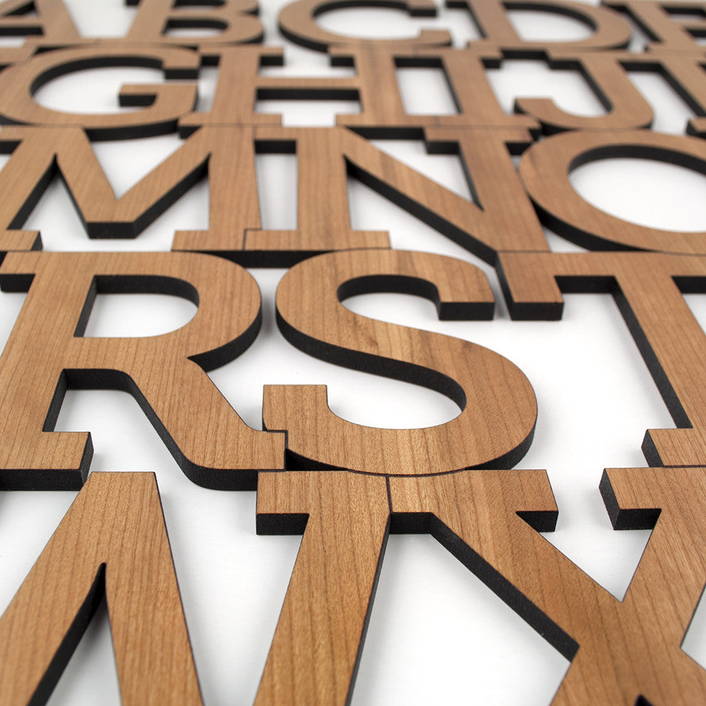 Alphabet Wooden Wall Hanging