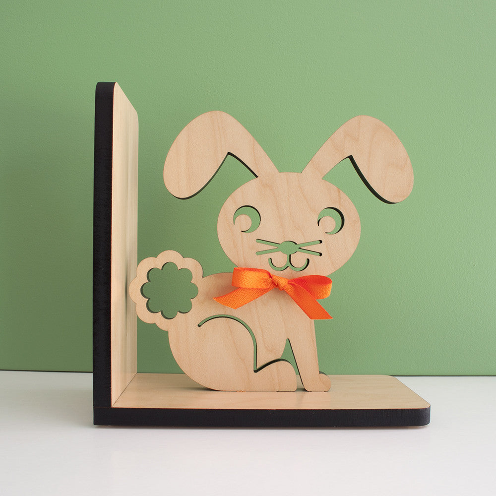 Bunny Wooden Bookend