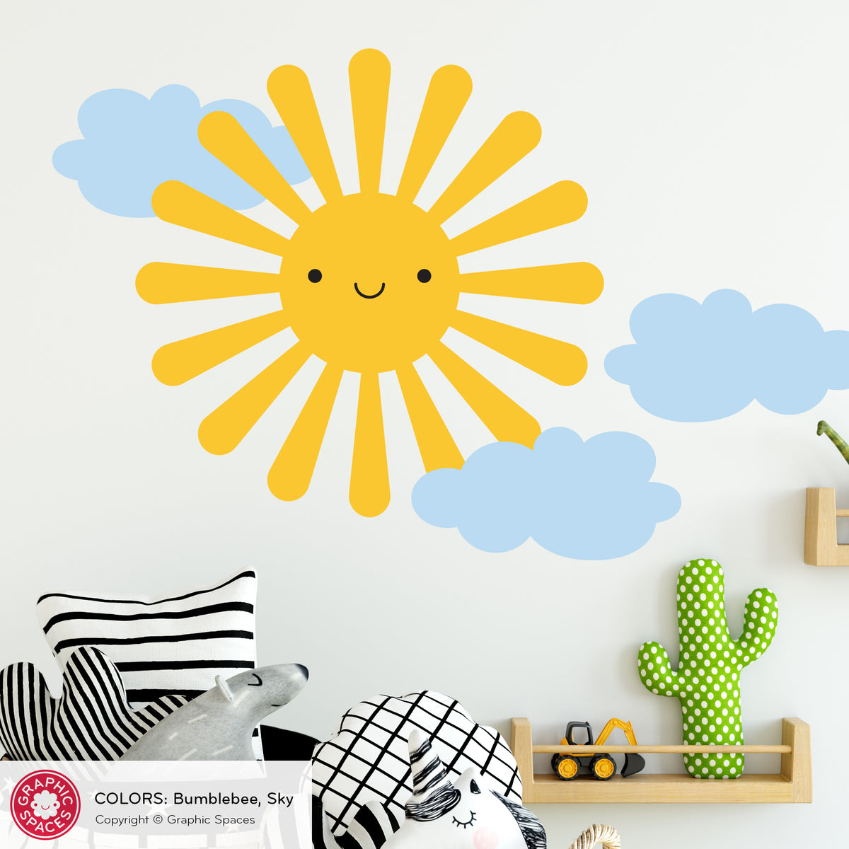 Wall Decal - Happy Sun