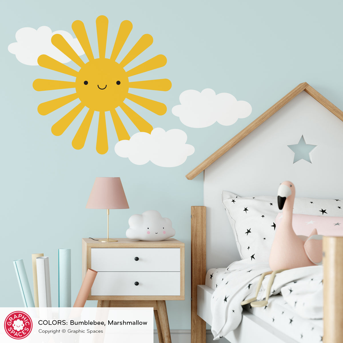 Wall Decal - Happy Sun