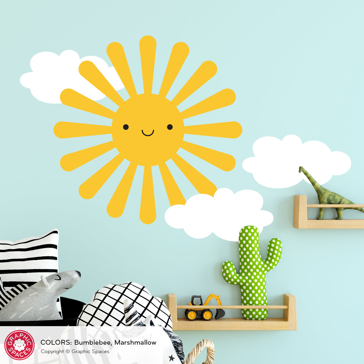 Wall Decal - Happy Sun