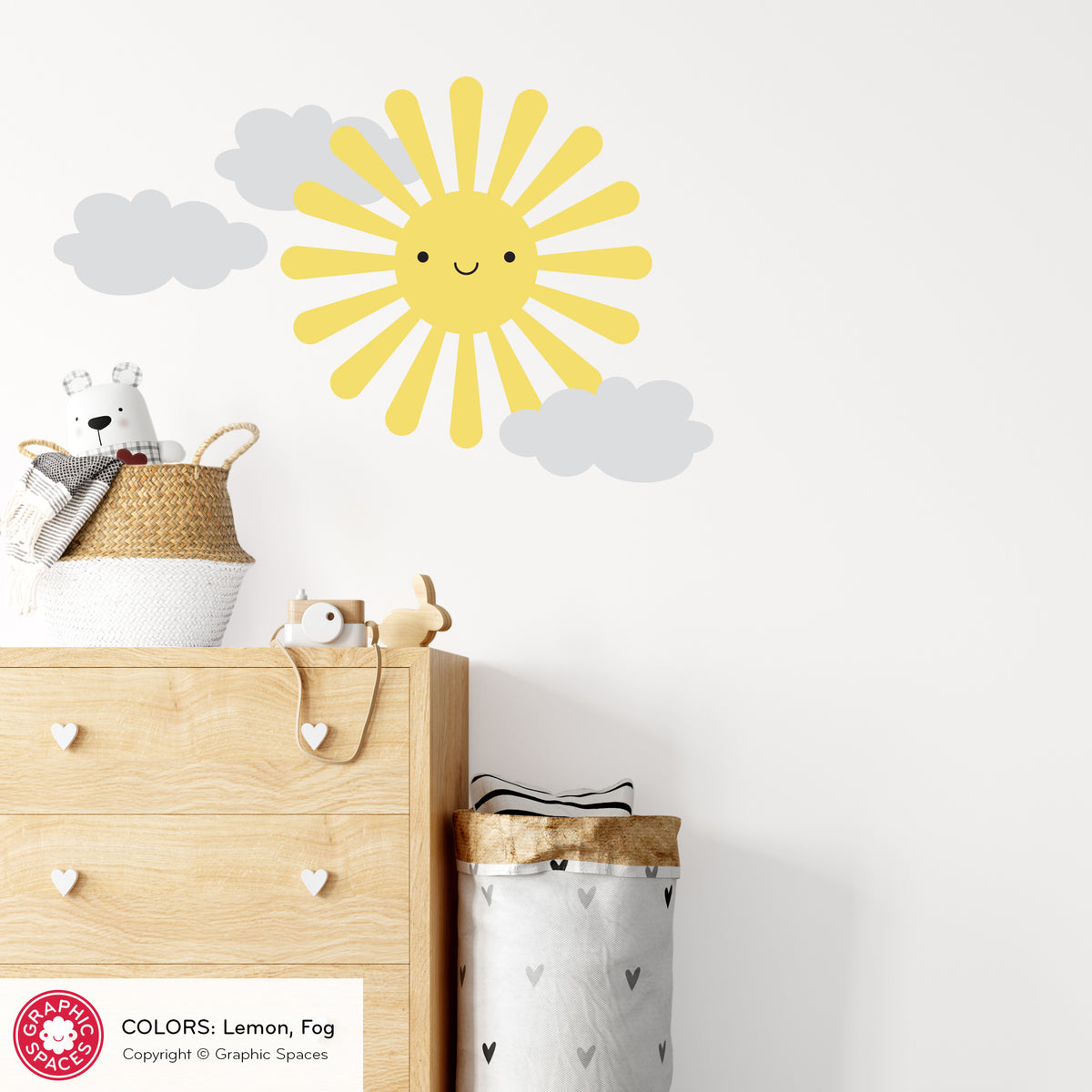 Wall Decal - Happy Sun