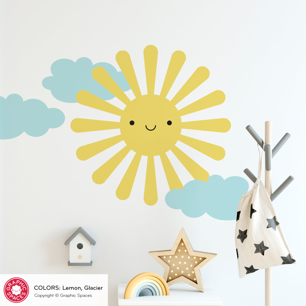Wall Decal - Happy Sun
