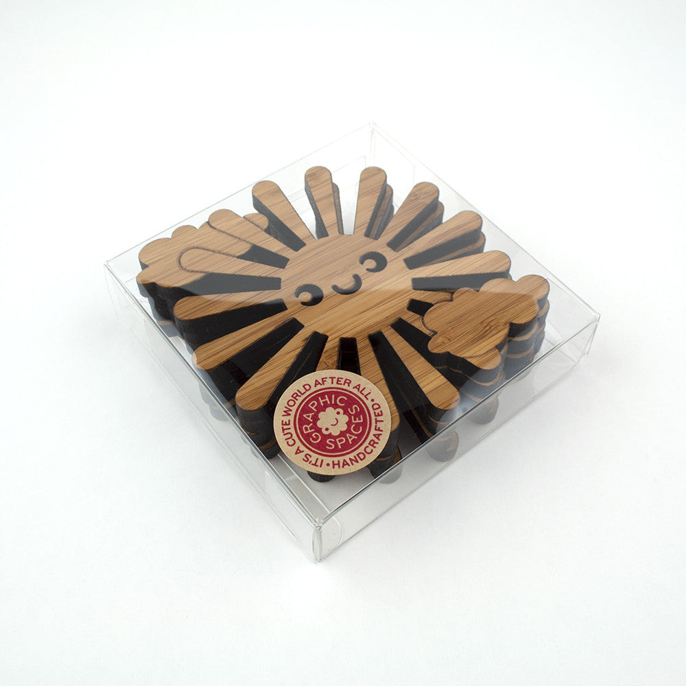 Sun Bamboo Coasters